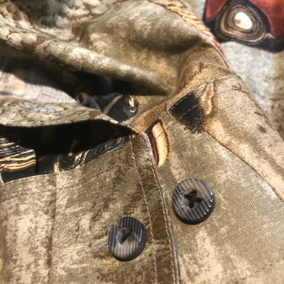 RedHead Long Sleeve Button up Shirt Men’s Large Vintage Trucks - Picture 8 of 16